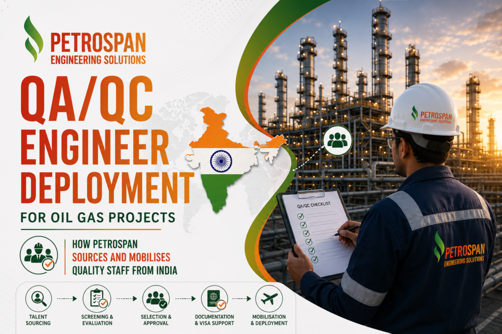qaqc engineer deployment oil and gas projects